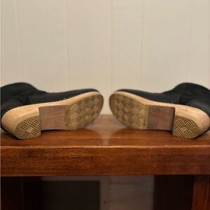 No.6 Black Fully lined shearling bootie.